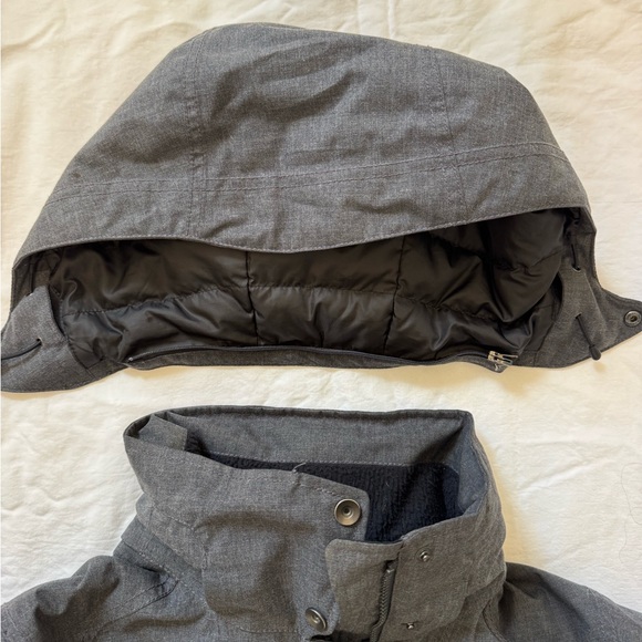 Nau Women's Charcoal Hooded Down Ski Jacket S RN 119269 - Picture 11 of 13